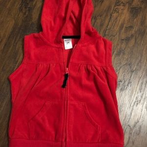 Girls red vest